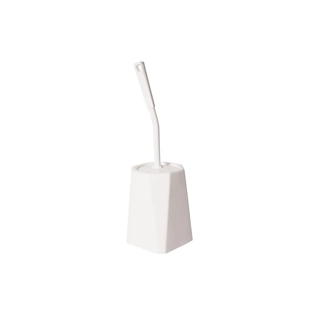 Closed toilet brush and holder