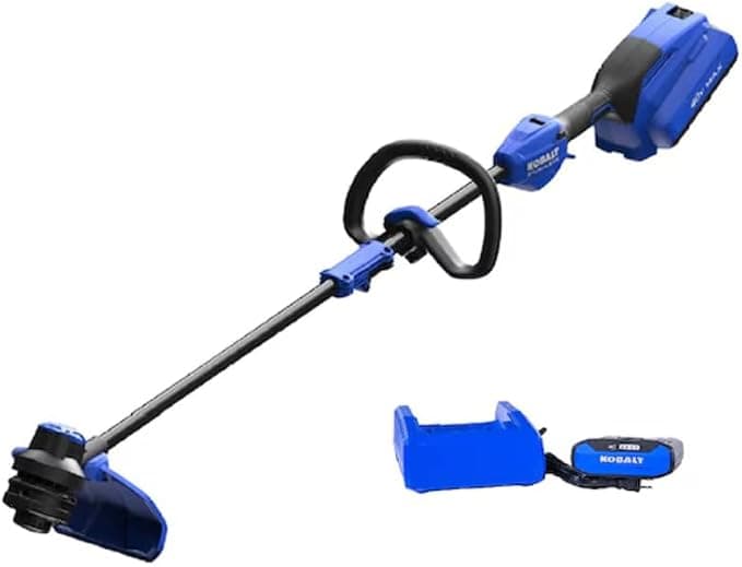 Kobalt 24V 14-inch cordless straight shaft grass trimmer for lawn care